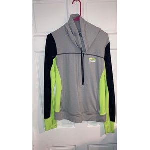 PINK Victorias Secret Cowl Neck Ultimate Hoodie Gray Black Green Yellow Pullover
